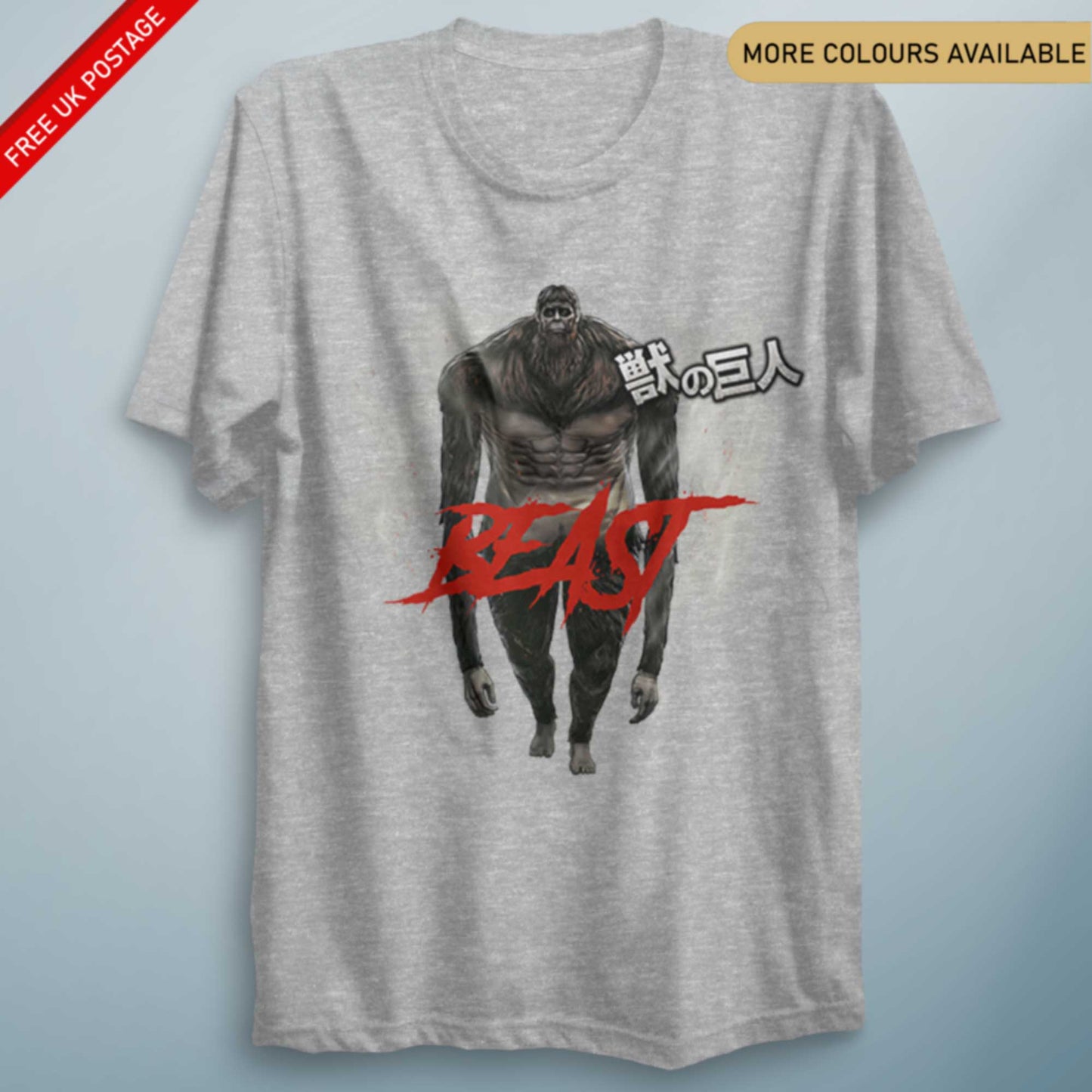 AOT Beast – Unisex Anime-Inspired Graphic Tee