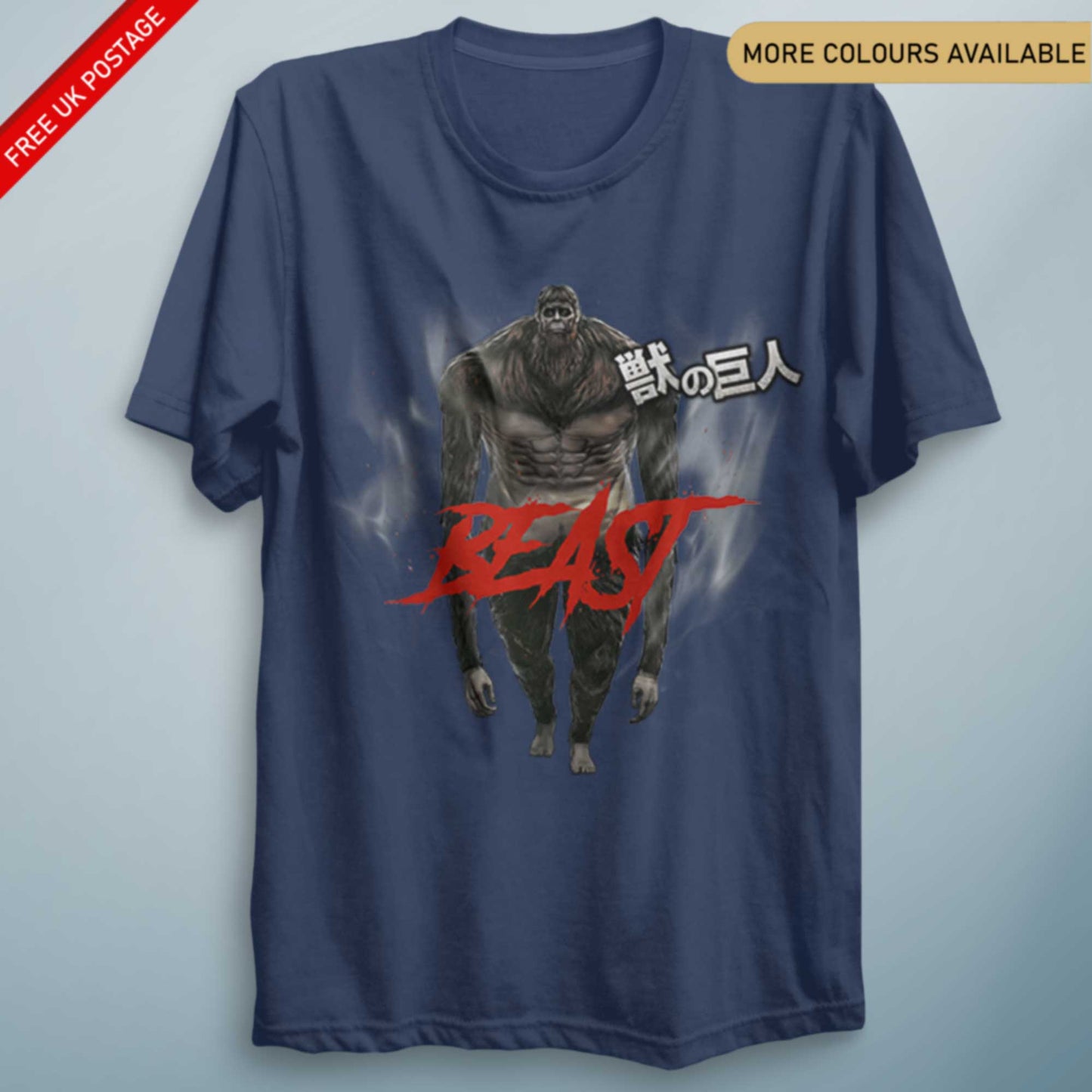 AOT Beast – Unisex Anime-Inspired Graphic Tee