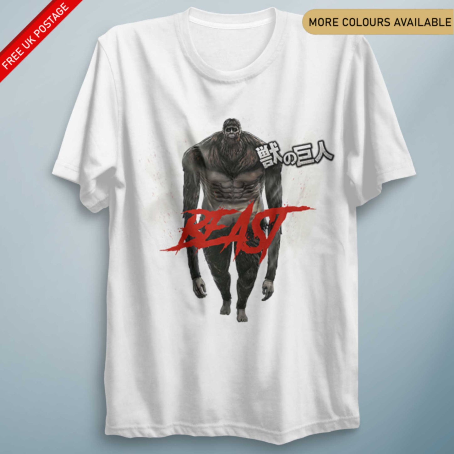 AOT Beast – Unisex Anime-Inspired Graphic Tee