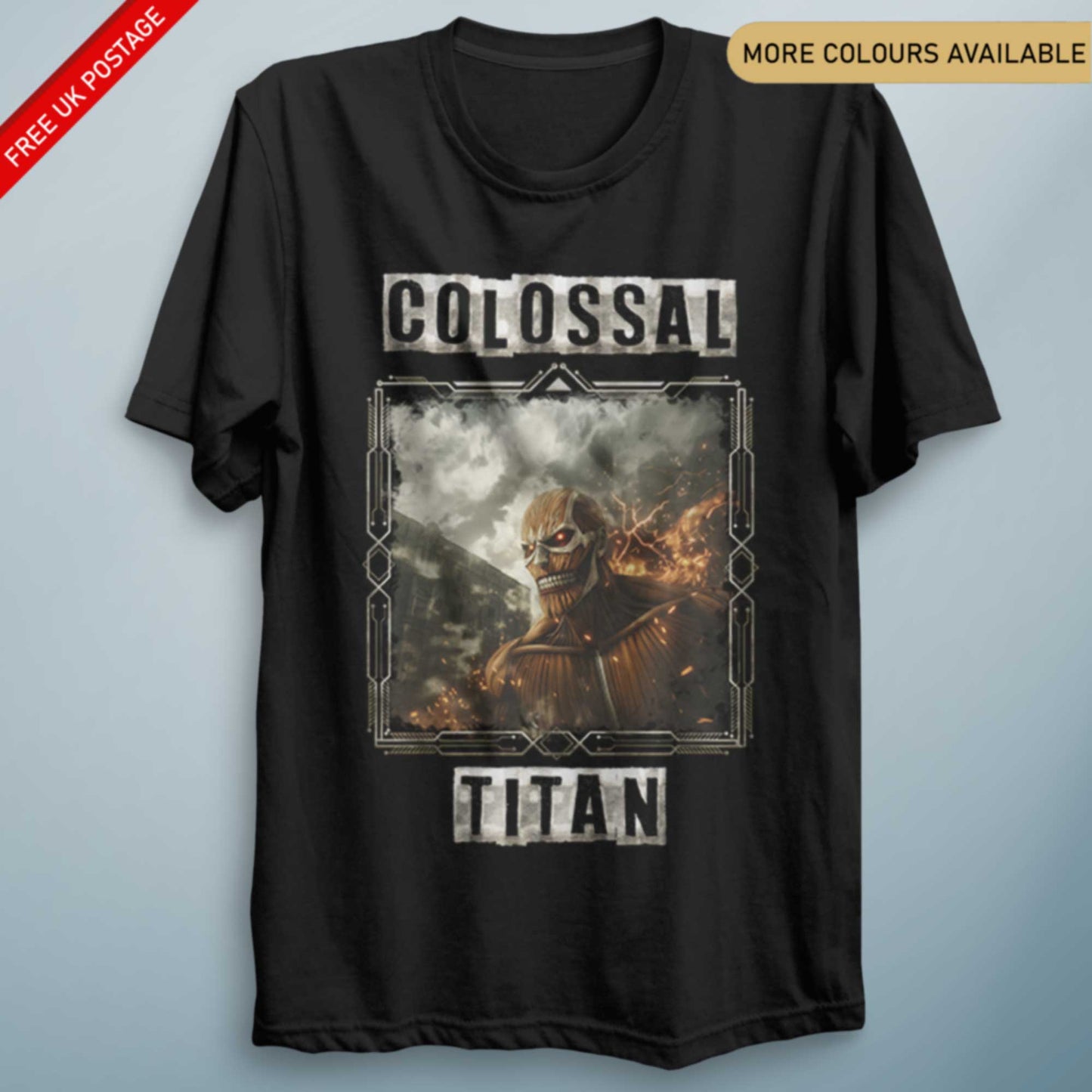 AOT Colossal Beast – Unisex Anime-Inspired Graphic Tee