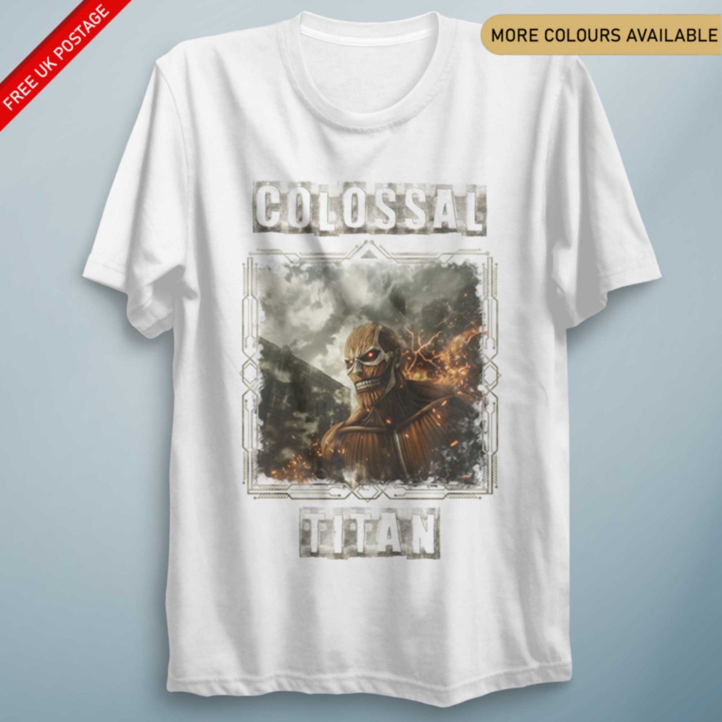 AOT Colossal Beast – Unisex Anime-Inspired Graphic Tee