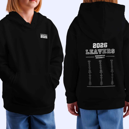 Personalised LEAVERS Hoodie 2026 Kids Primary School Student Names