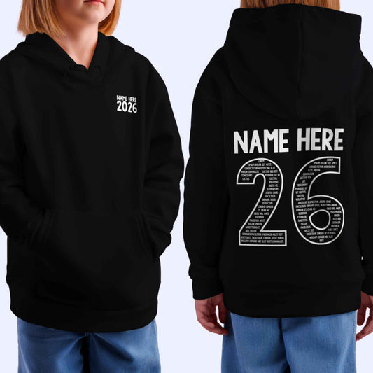 Personalised LEAVERS Hoodie 2026 Kids Primary School Leavers