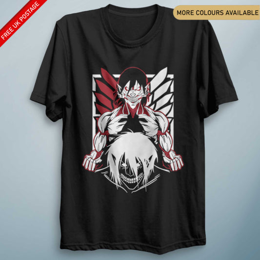Attack Titan Wings T-Shirt – Unisex Anime-Inspired Graphic Tee