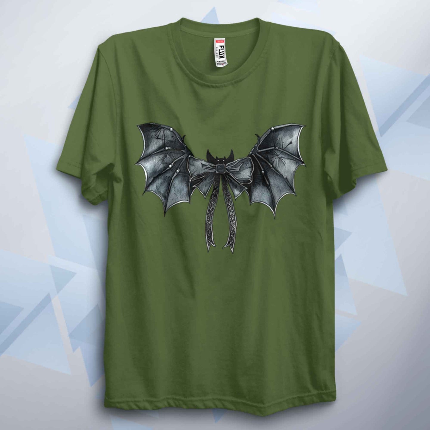 Gothic Bat Bow Unisex T Shirt