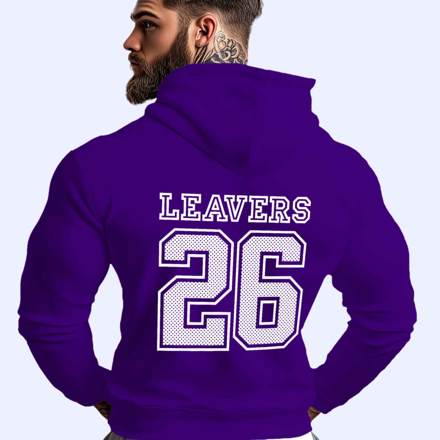 LEAVERS Hoodie 2026 Checked Design