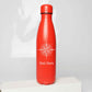 Personalised Compass Design Engraved Thermos Bottle 500ml