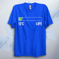 Personalised Life Percentage Bar Funny Unisex T Shirt