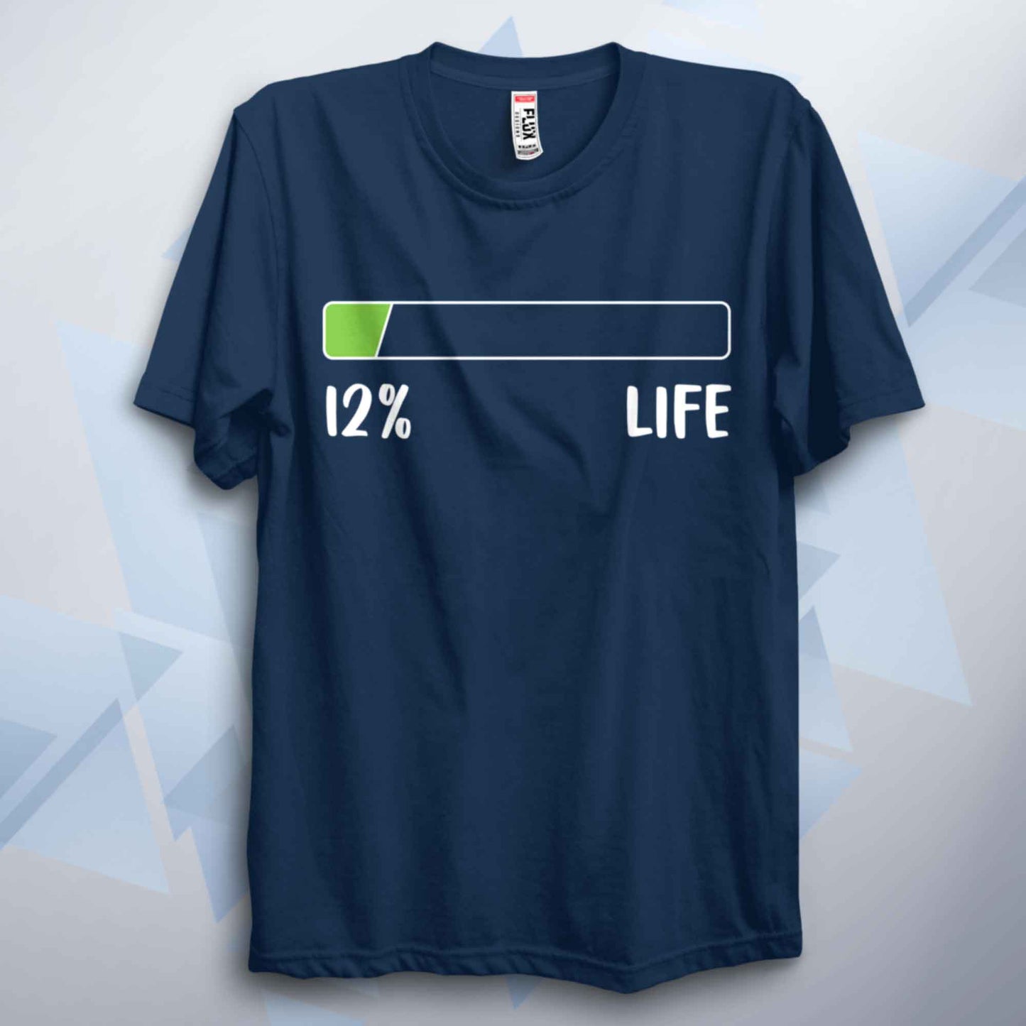 Personalised Life Percentage Bar Funny Unisex T Shirt