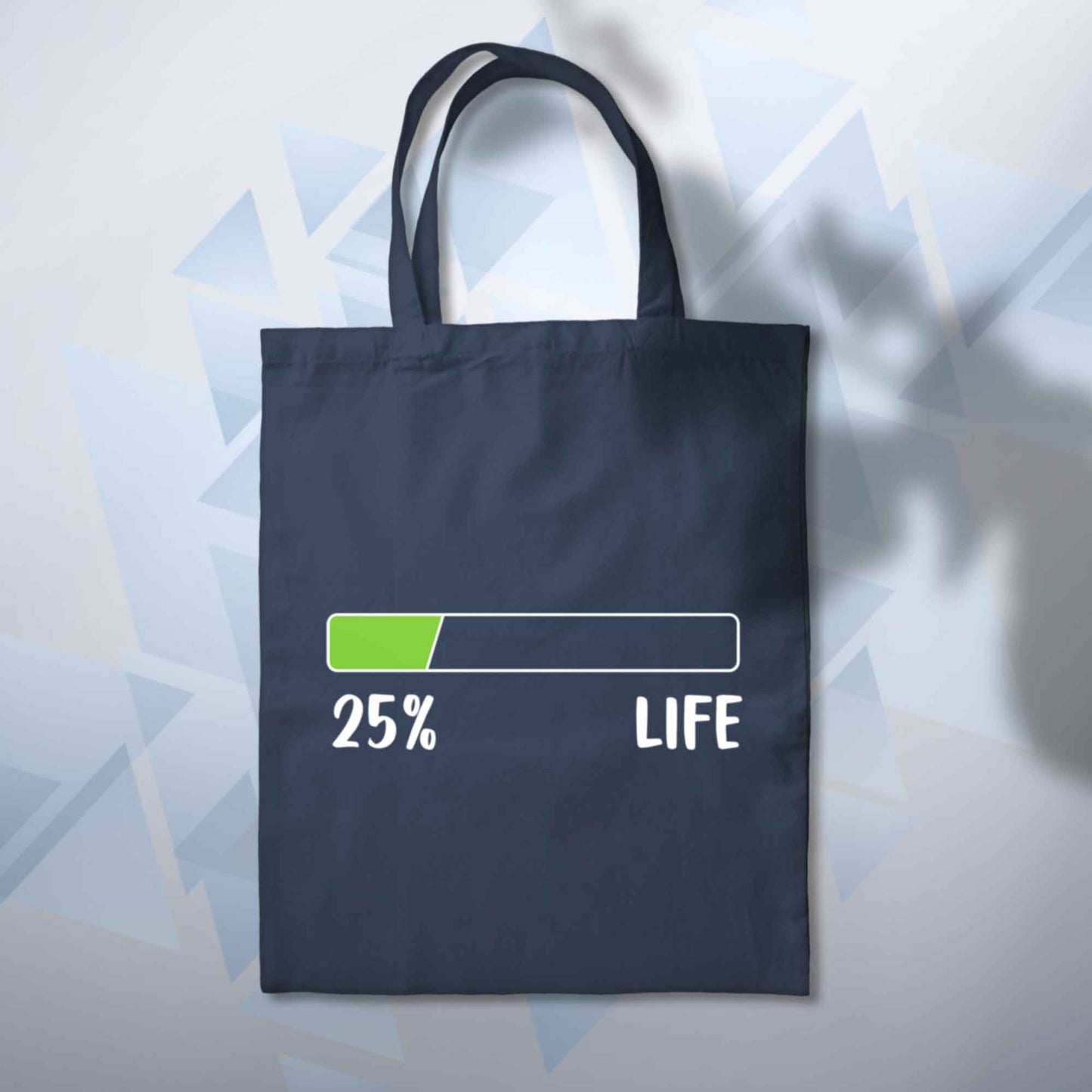 Personalised Life Percentage Bar Funny Tote 10L Bag