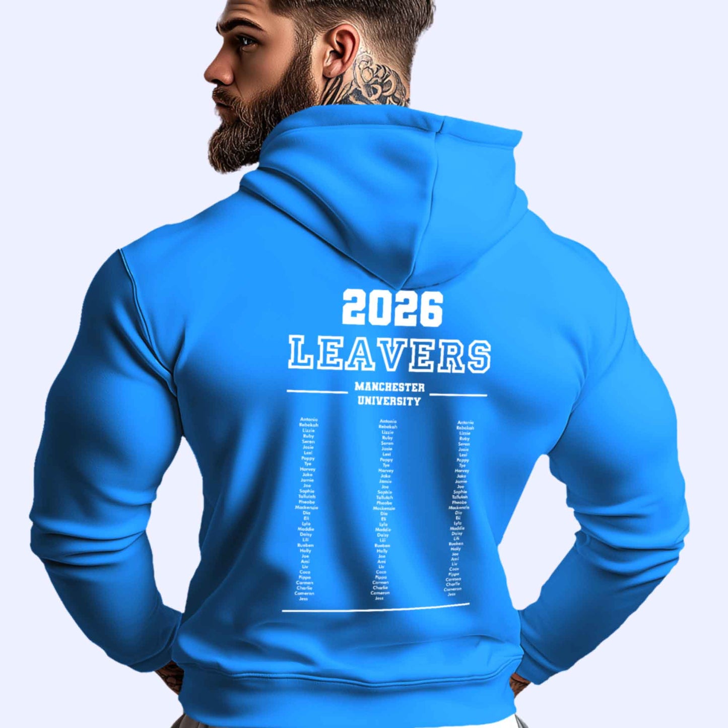 Personalised LEAVERS Hoodie 2026 Names List