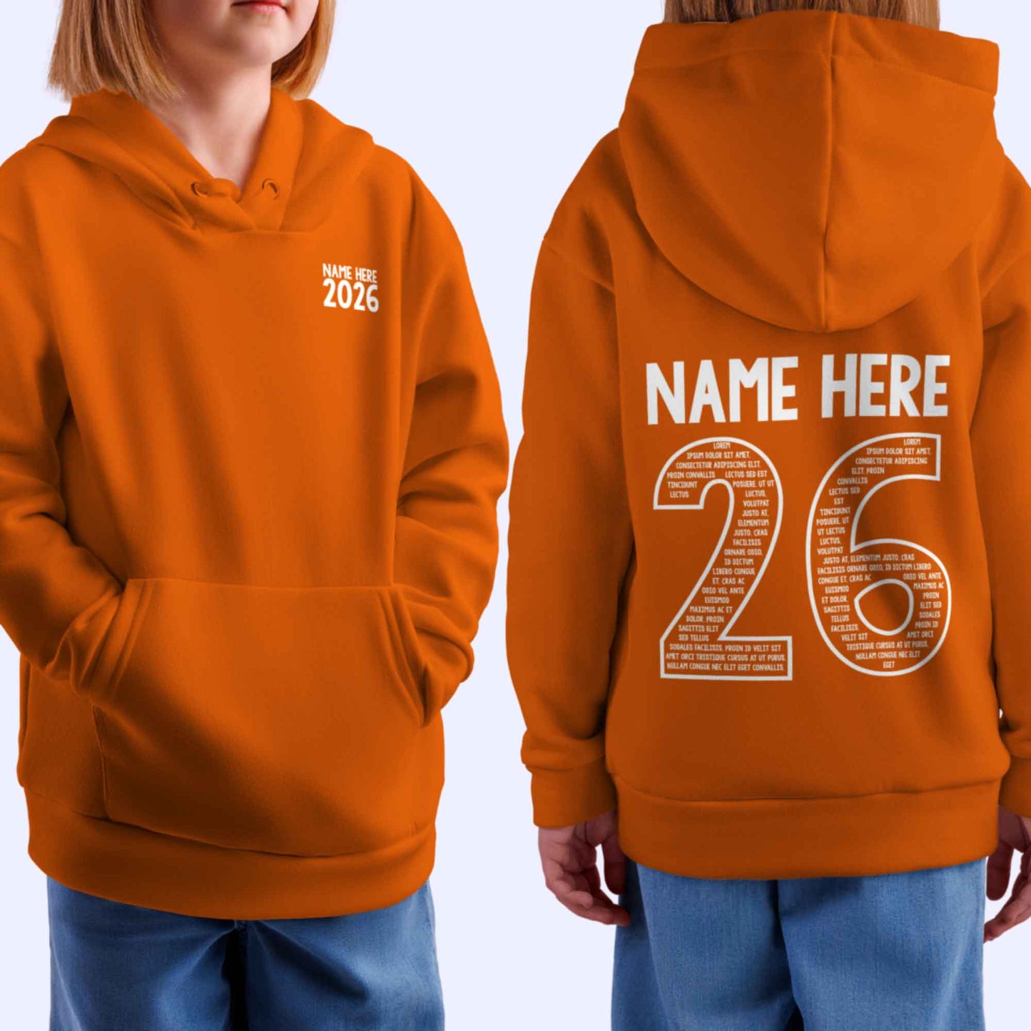 Personalised LEAVERS Hoodie 2026 Kids Primary School Leavers