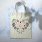 Dancing Love Skeletons Tote Bag 10L Bag