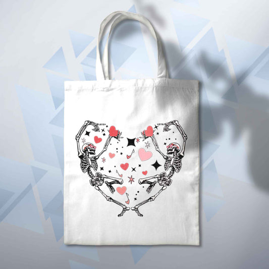 Dancing Love Skeletons Tote Bag 10L Bag