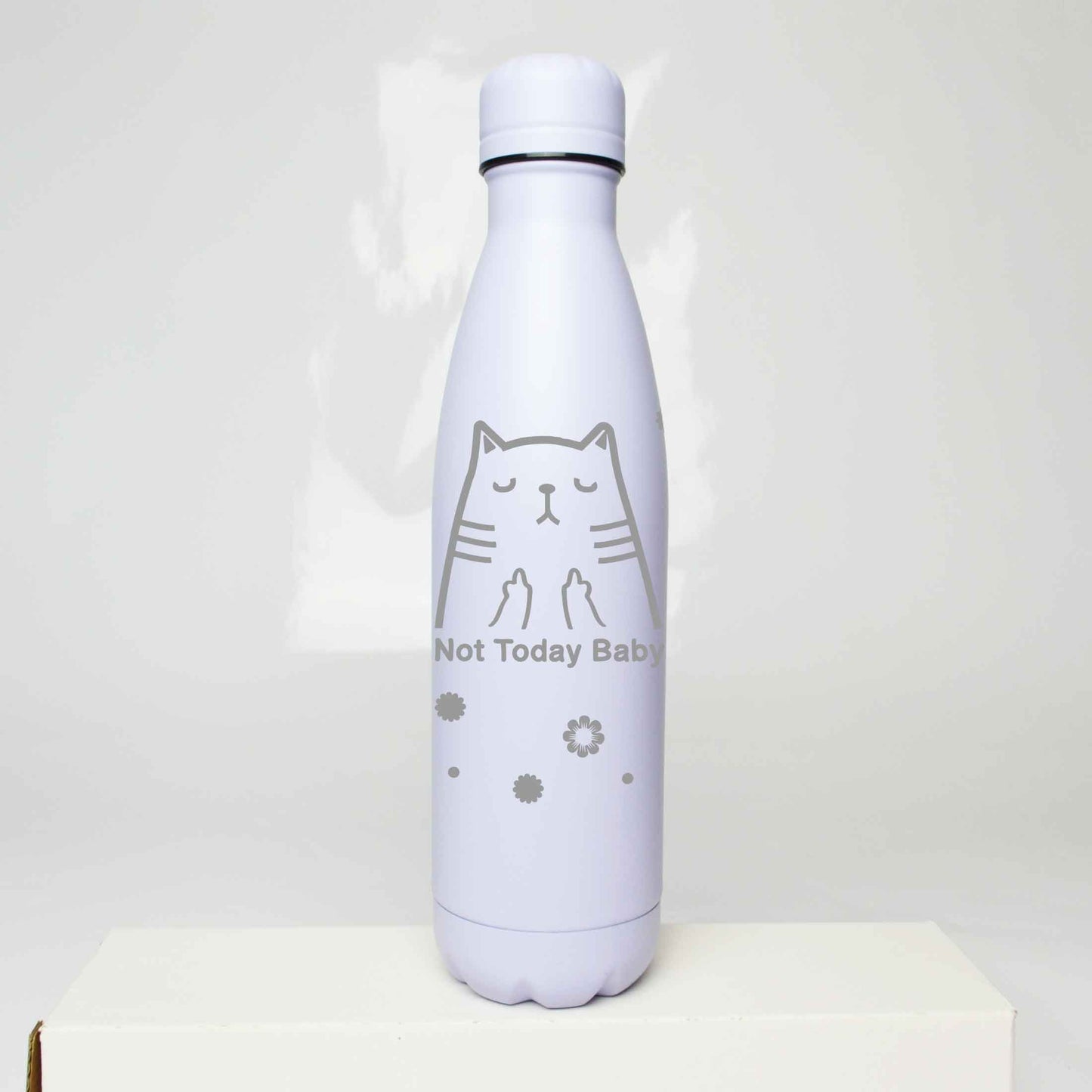Not Today Cat Stainless Steel Thermos Bottle – 500ml BPA-Free Insulated Flask
