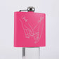 Personalised Holding Hands Hip Flask 6oz