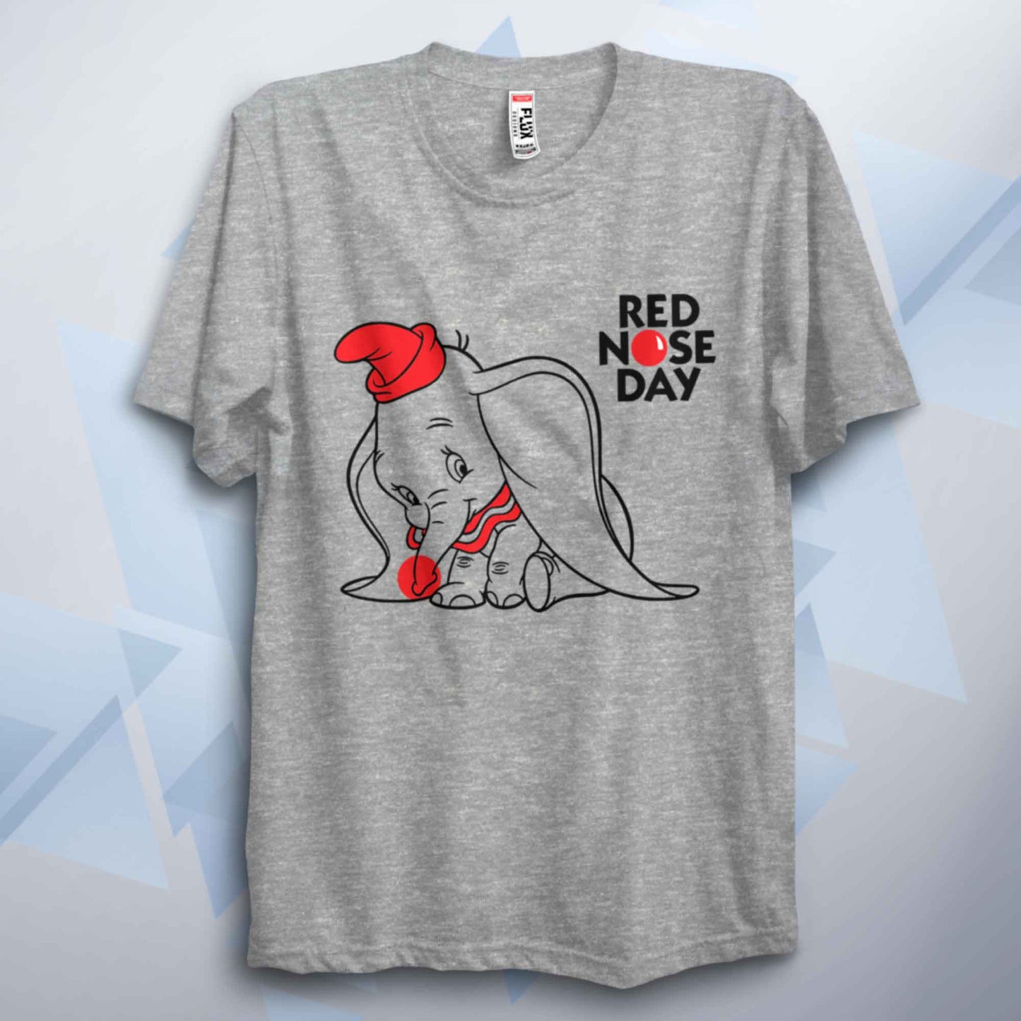 Red Nose Day Dumbo Unisex Adult T Shirt