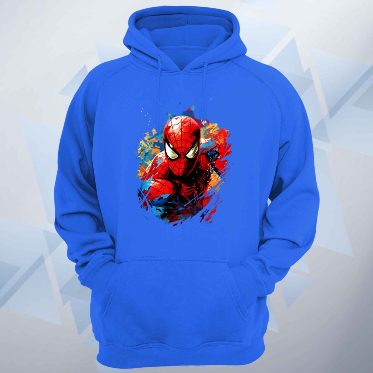 Watercolour Splat Spiderman Unisex Hoodie