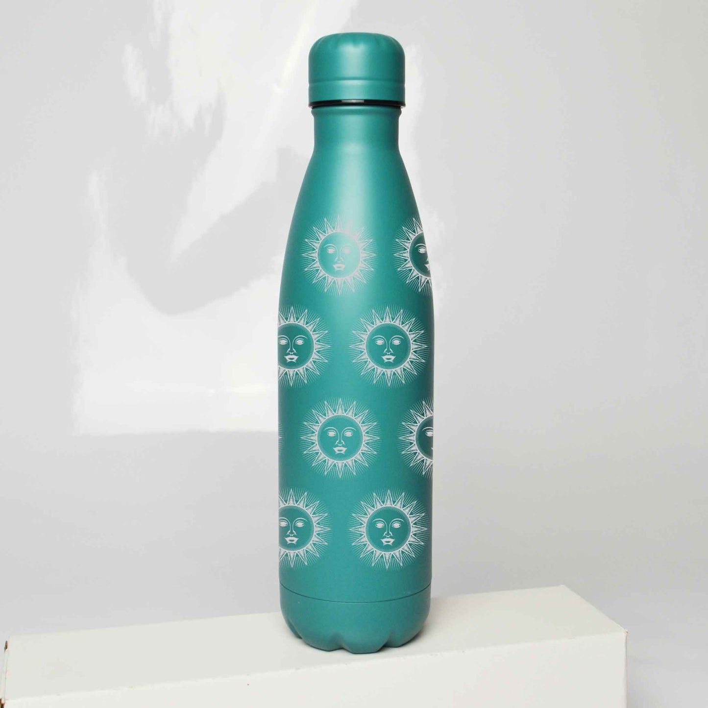 Sun Pattern Stainless Steel Thermos Bottle – 500ml BPA-Free Insulated Flask