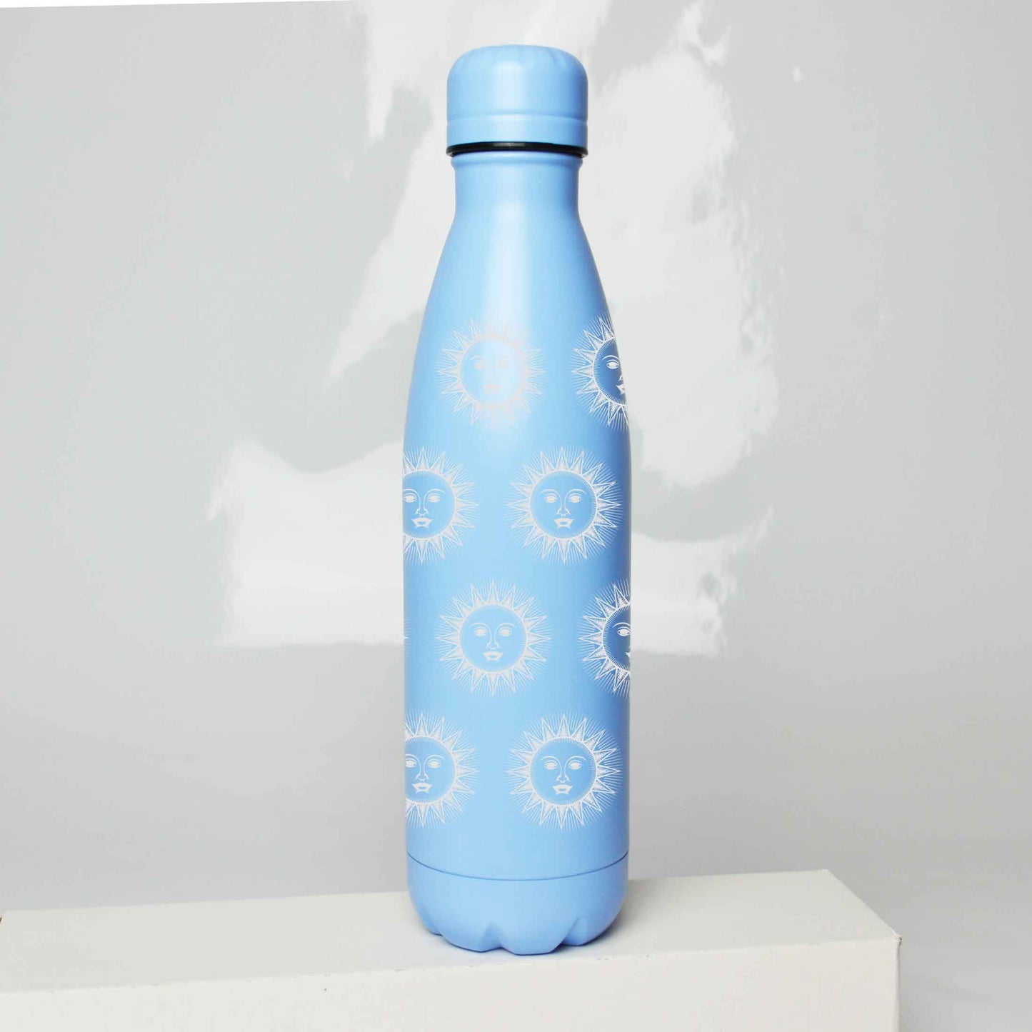 Sun Pattern Stainless Steel Thermos Bottle – 500ml BPA-Free Insulated Flask