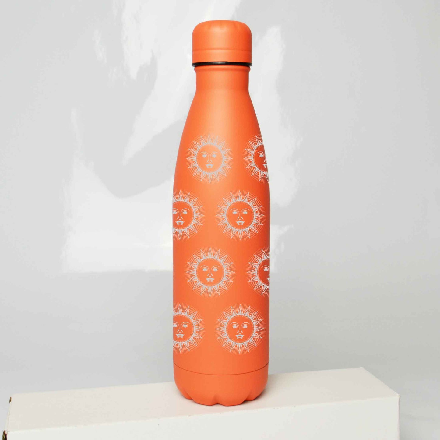 Sun Pattern Stainless Steel Thermos Bottle – 500ml BPA-Free Insulated Flask