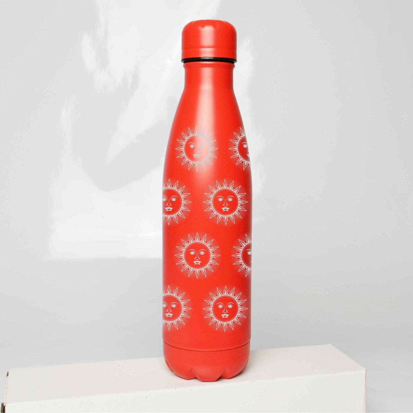 Sun Pattern Stainless Steel Thermos Bottle – 500ml BPA-Free Insulated Flask