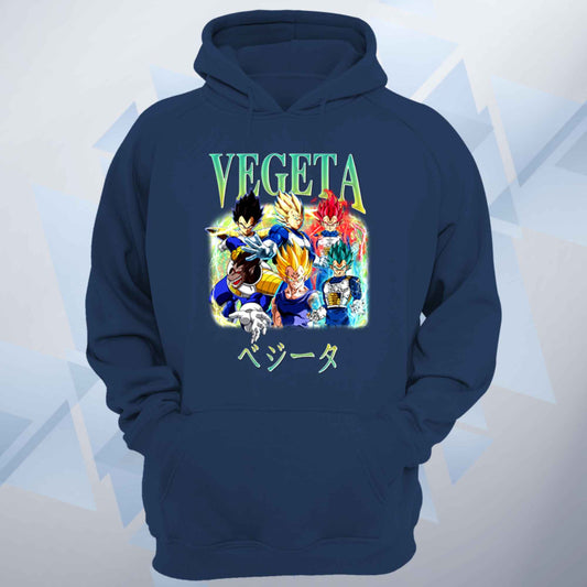 Vintage Vegeta Anime Unisex Hoodie