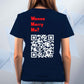 Wanna Marry Me? QR Code T Shirt