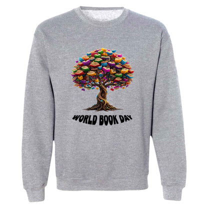 World Book Day Sweatshirt – Book Tree Reading Outfit