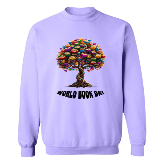 World Book Day Sweatshirt – Book Tree Reading Outfit