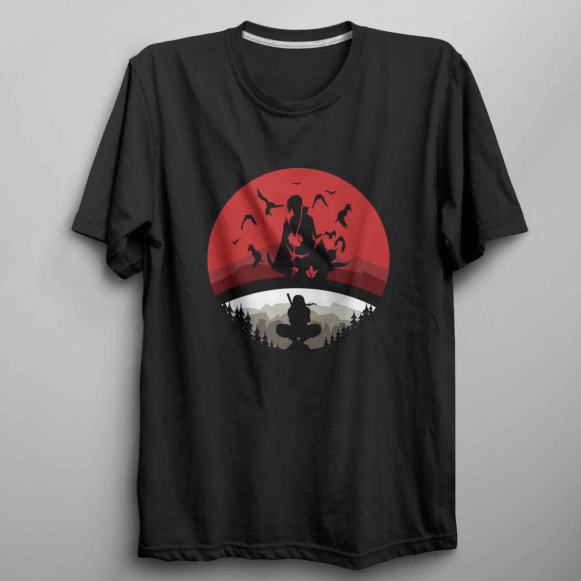 Itachi T Shirt Uchiha Emblem - FLUX DESIGNS