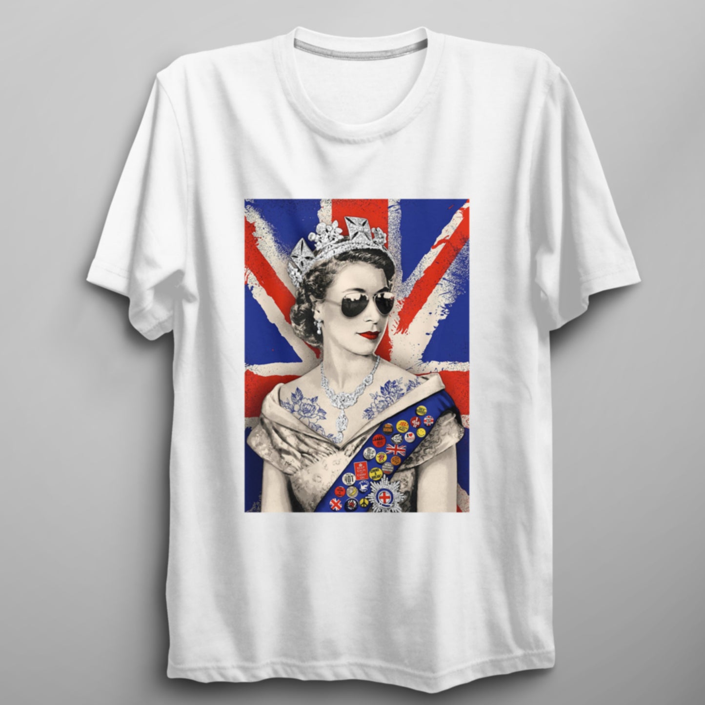 Queen Elizabeth T Shirt 70th Platinum Jubilee - FLUX DESIGNS