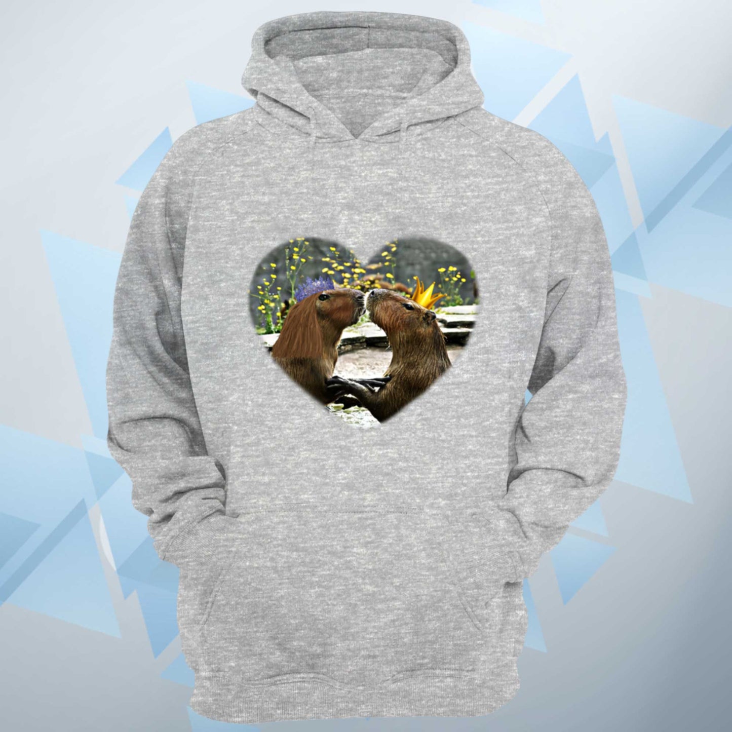 Capybara Kisses Unisex Hoodie