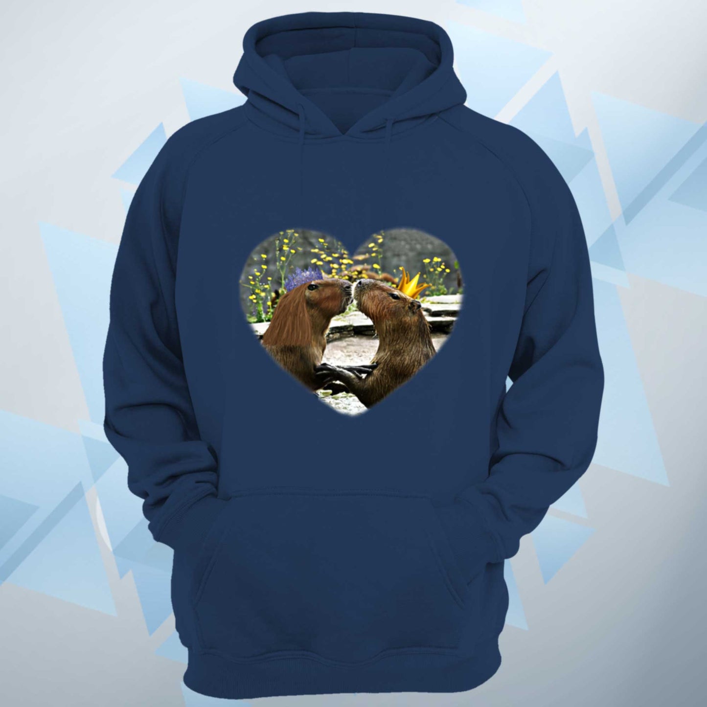 Capybara Kisses Unisex Hoodie