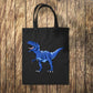 Blue Dinosaur Tote Bag 10L Bag