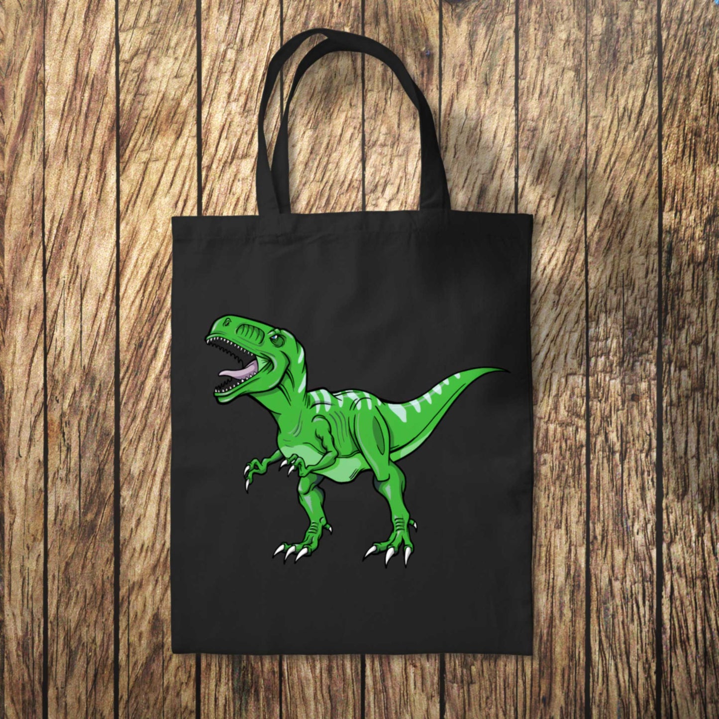 Purple Dinosaur Tote Bag 10L Bag