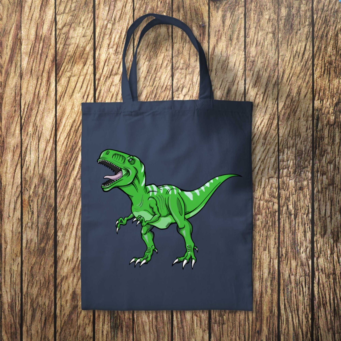 Purple Dinosaur Tote Bag 10L Bag