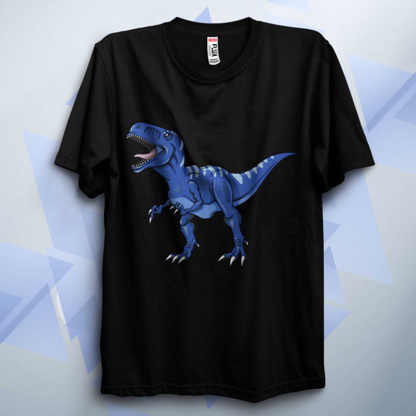 Blue Dinosaur Classic Kid's T Shirt