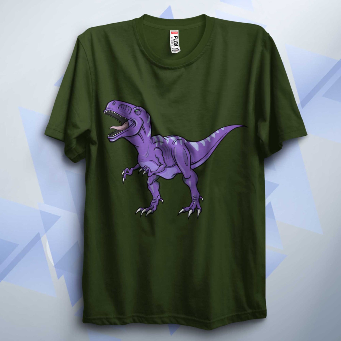 Purple Dinosaur Classic Kid's T Shirt