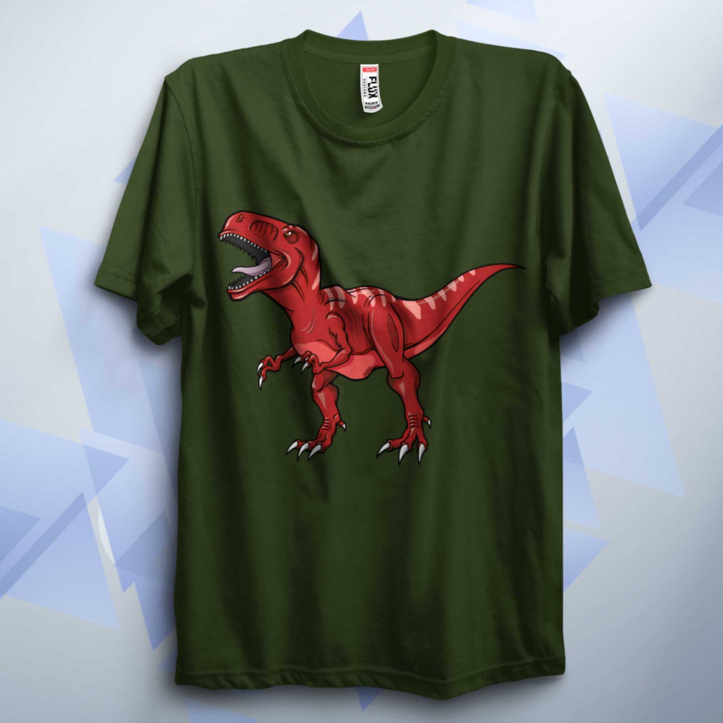 Red Dinosaur Classic Kid's T Shirt