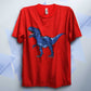 Blue Dinosaur Classic Kid's T Shirt