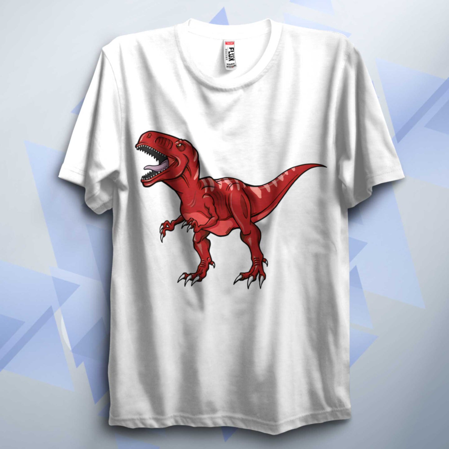 Red Dinosaur Classic Kid's T Shirt