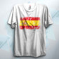 Distressed Spain Flag T Shirt