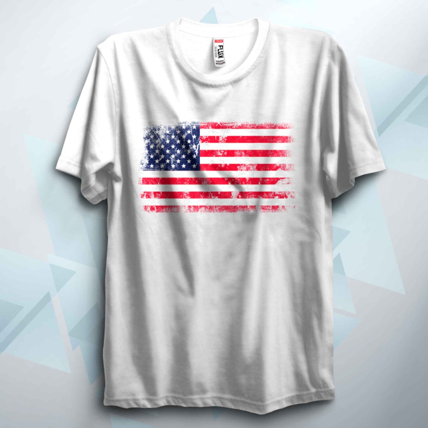 Distressed USA Flag T Shirt