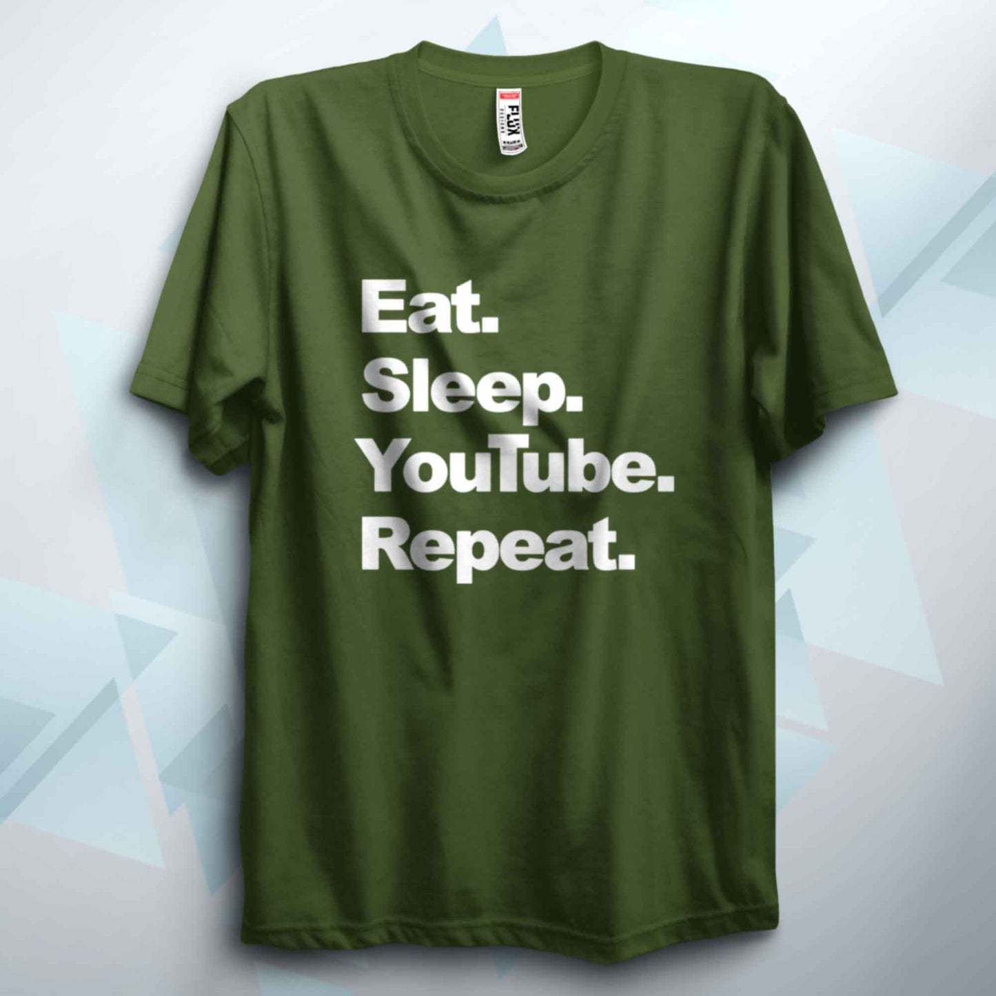 Eat Sleep YouTube Repeat T Shirt