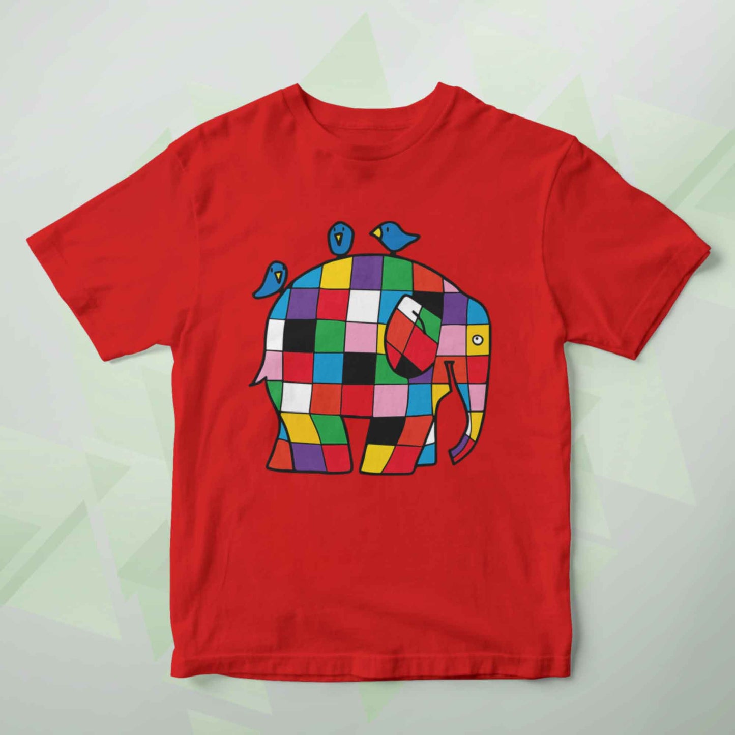 Patched Elephant Classic Kid's T Shirt