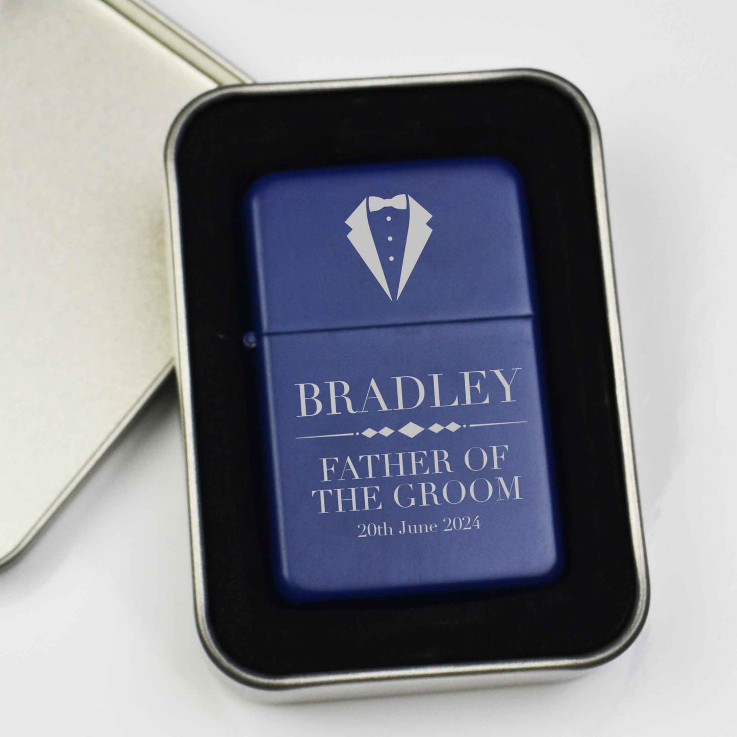 Personalised Tux Wedding Lighter Wedding Gifts