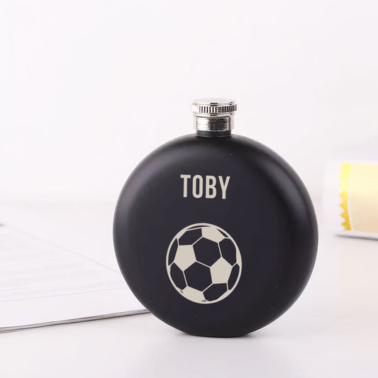 Personalised Football Hip Flask 5oz