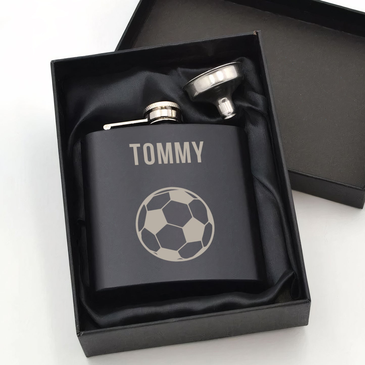 Personalised Football Hip Flask 6oz