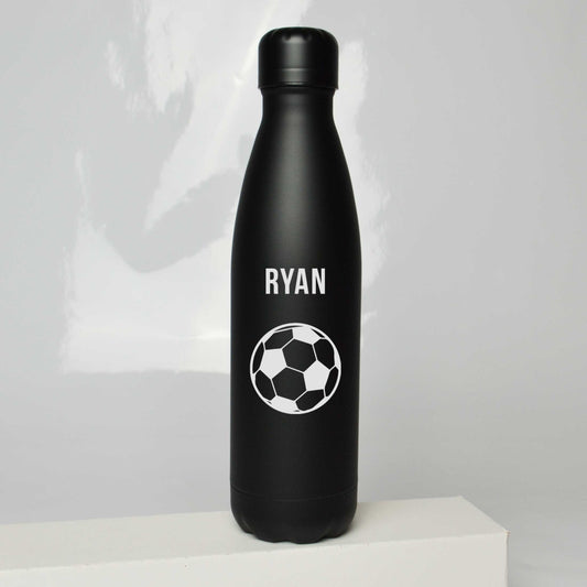 Personalised Football Engraved Thermos Bottle 500ml